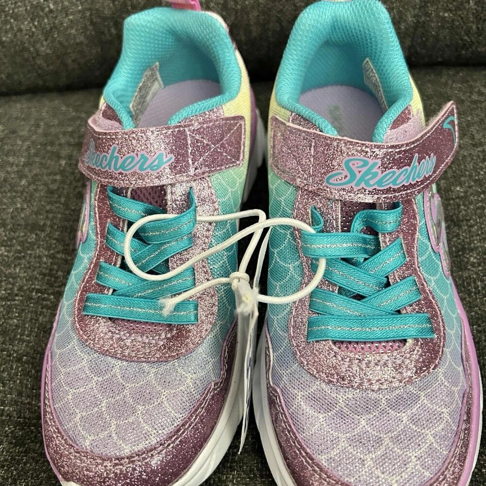Skechers Kids' Turquoise and Purple Shoes